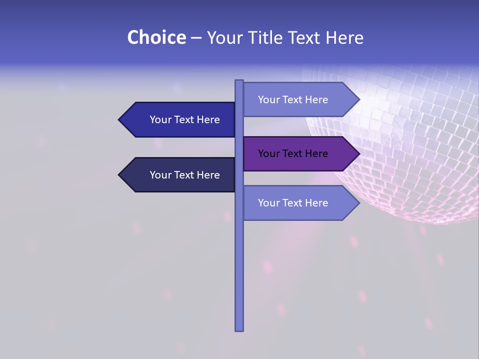 Music Colorful Spotlight PowerPoint Template