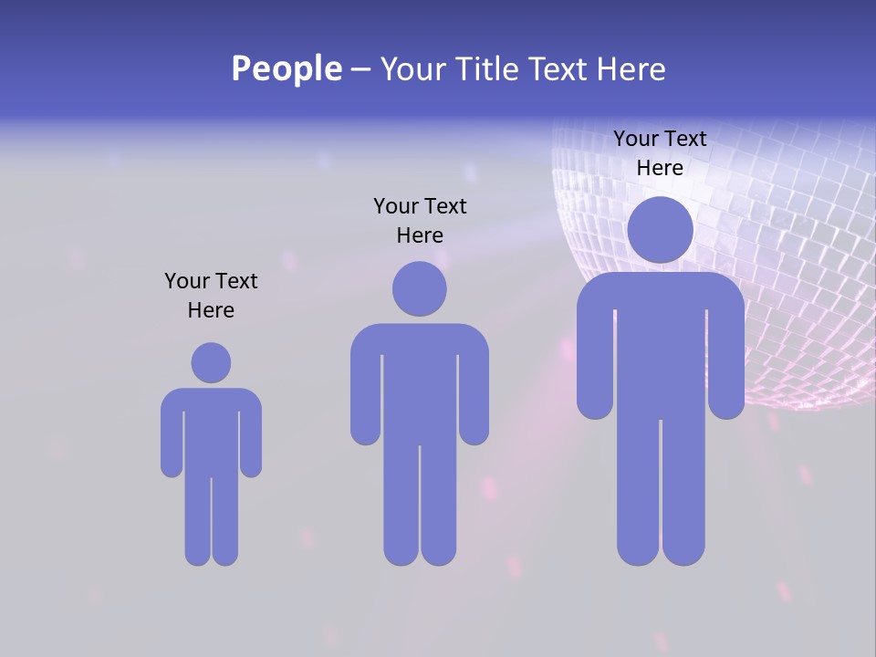 Music Colorful Spotlight PowerPoint Template