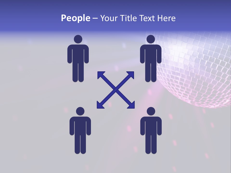 Music Colorful Spotlight PowerPoint Template