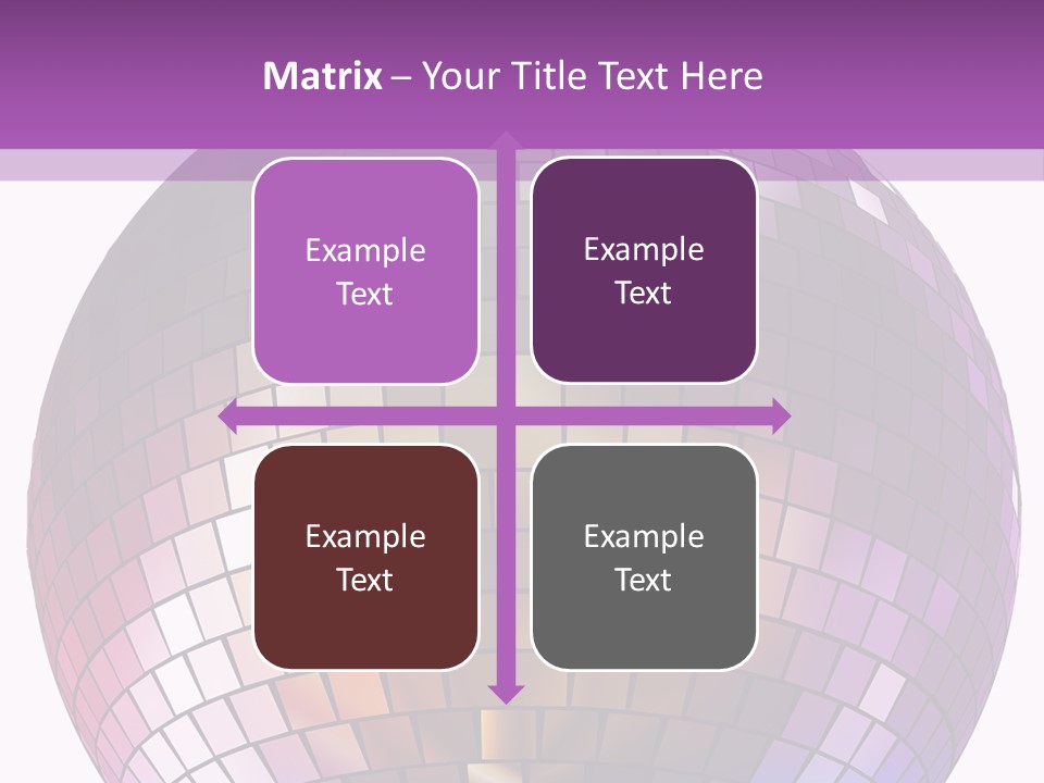 Web Diskothek Silhouette PowerPoint Template