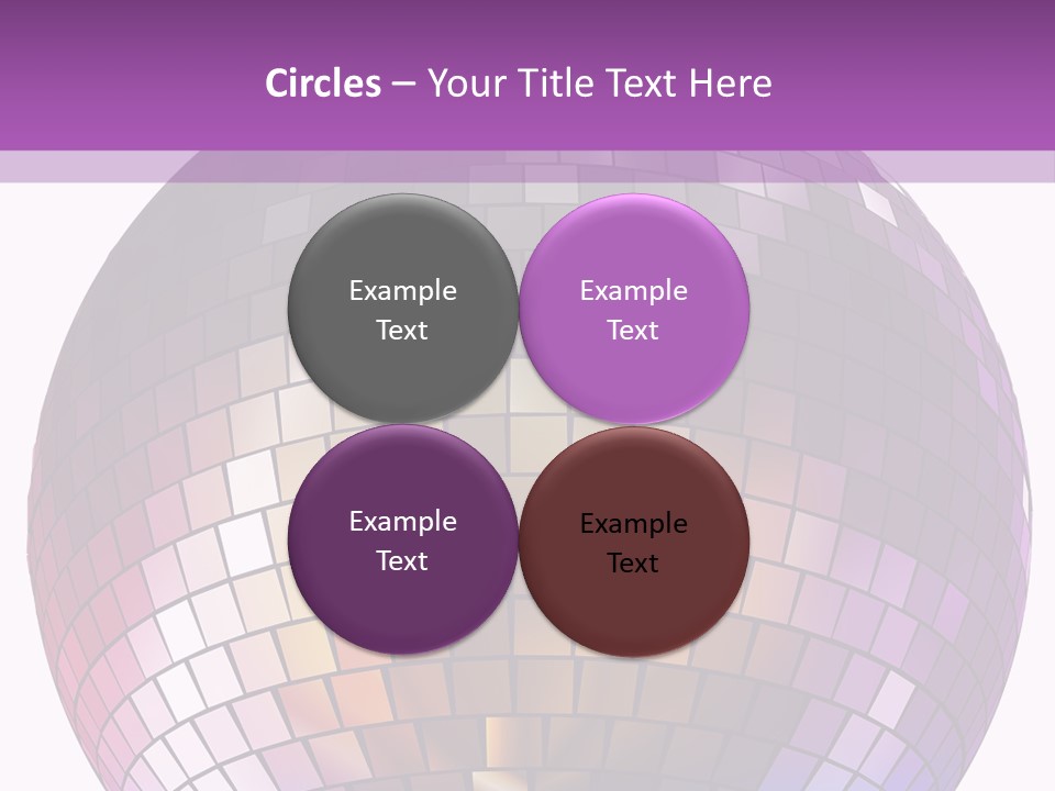 Web Diskothek Silhouette PowerPoint Template