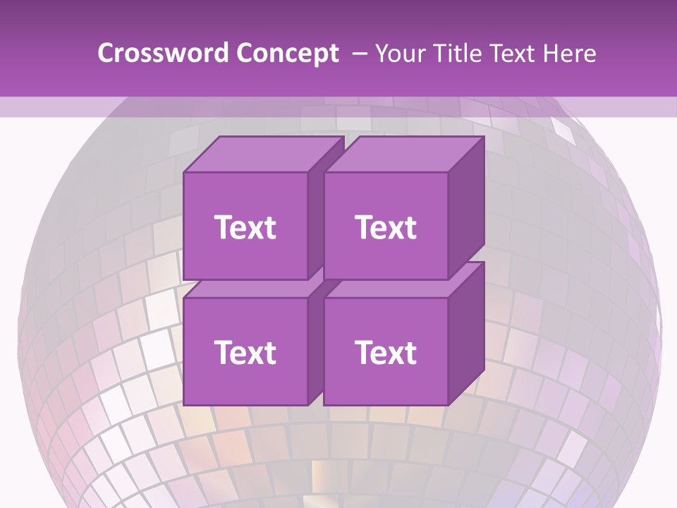Web Diskothek Silhouette PowerPoint Template