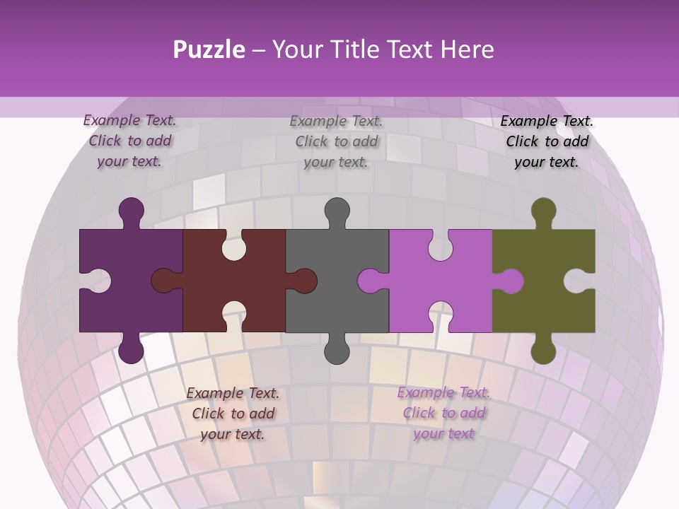 Web Diskothek Silhouette PowerPoint Template