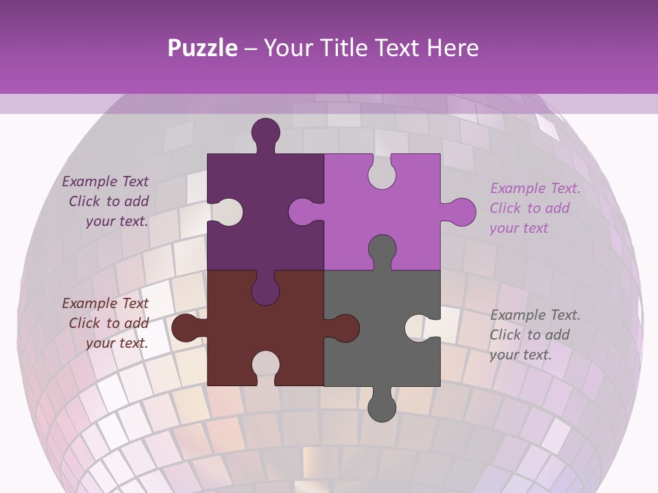 Web Diskothek Silhouette PowerPoint Template