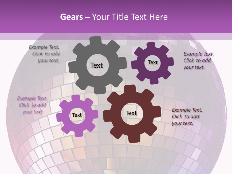 Web Diskothek Silhouette PowerPoint Template