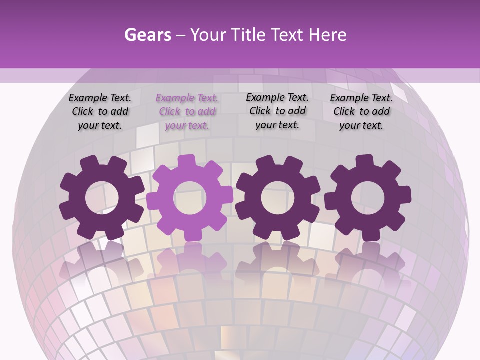 Web Diskothek Silhouette PowerPoint Template