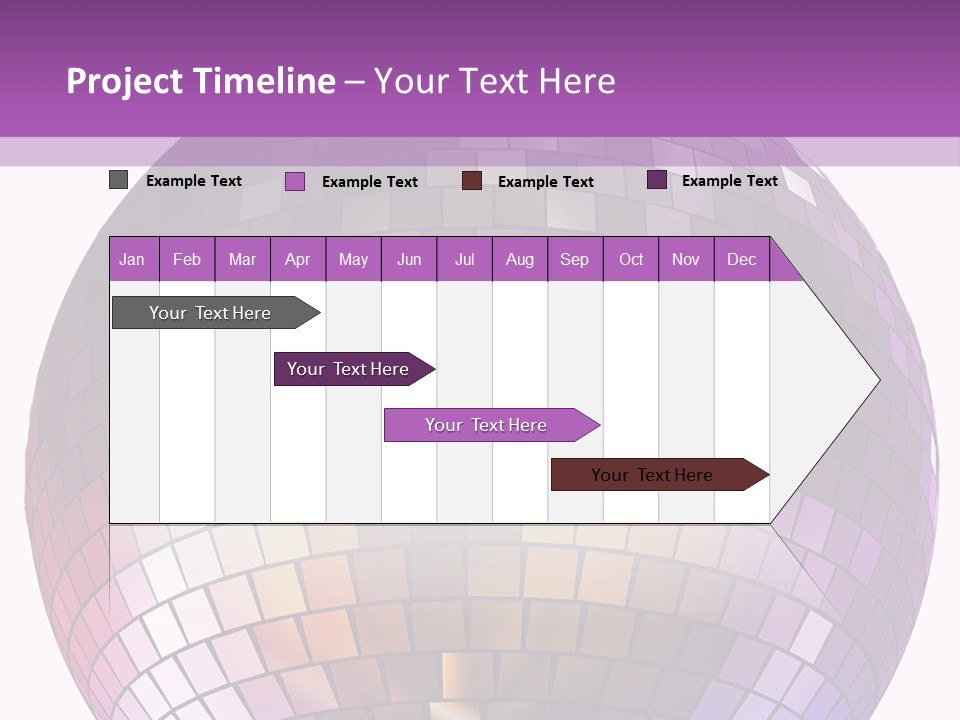 Web Diskothek Silhouette PowerPoint Template