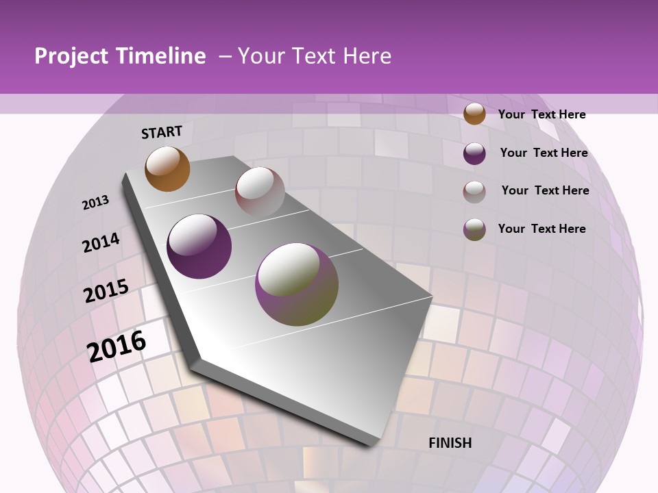 Web Diskothek Silhouette PowerPoint Template