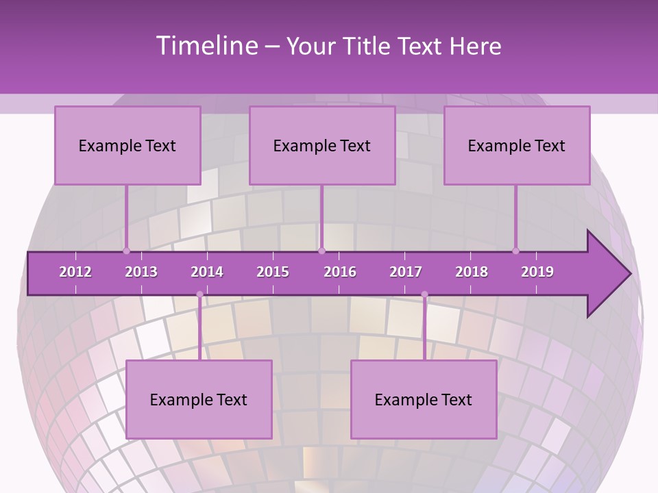 Web Diskothek Silhouette PowerPoint Template