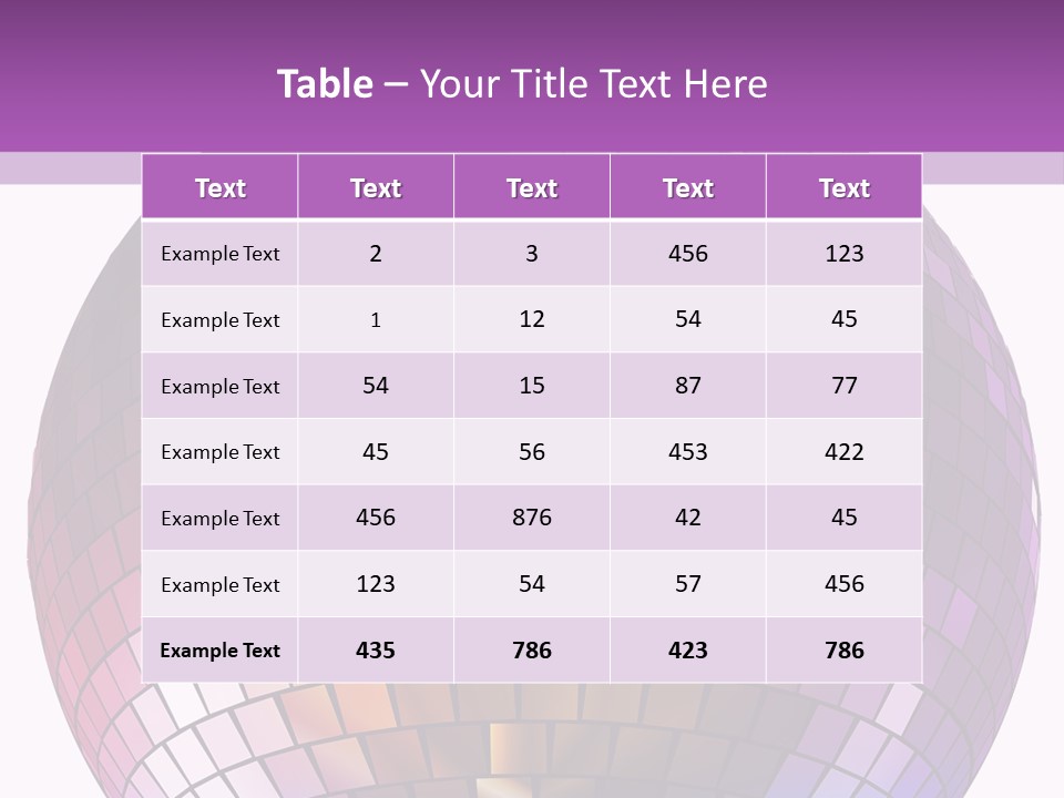 Web Diskothek Silhouette PowerPoint Template