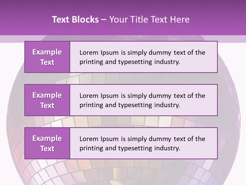 Web Diskothek Silhouette PowerPoint Template