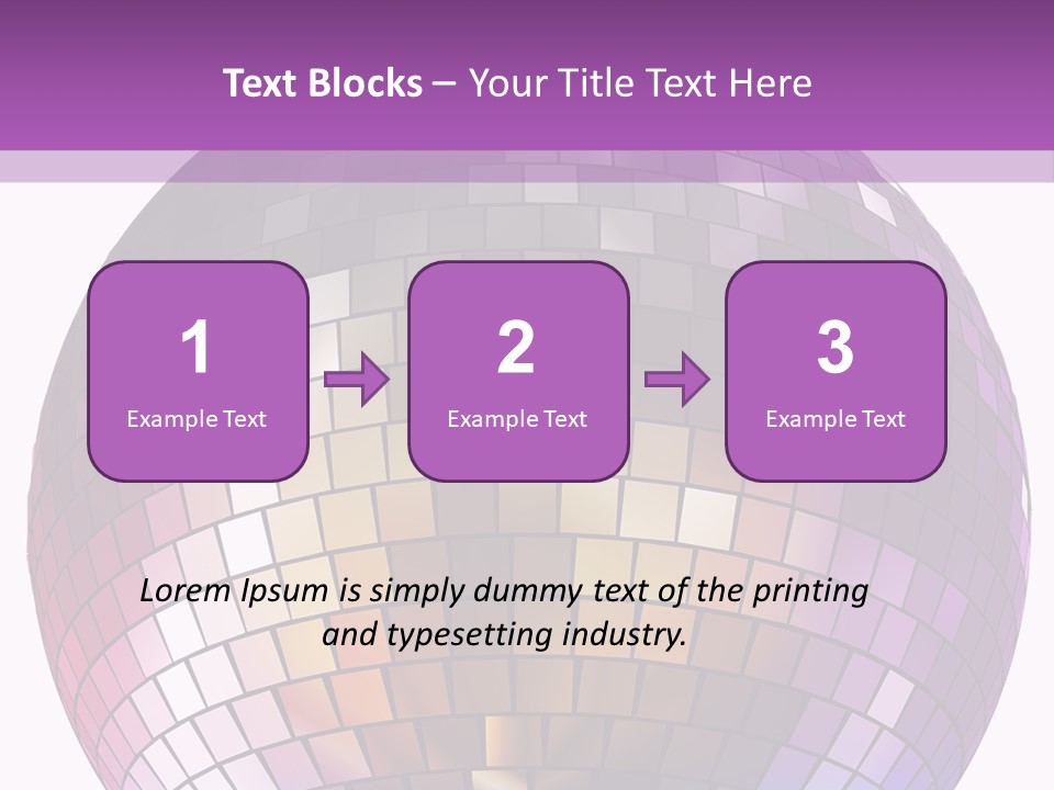 Web Diskothek Silhouette PowerPoint Template