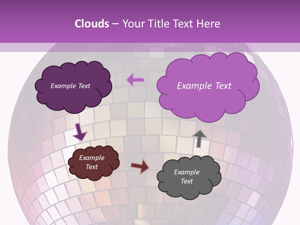 Web Diskothek Silhouette PowerPoint Template