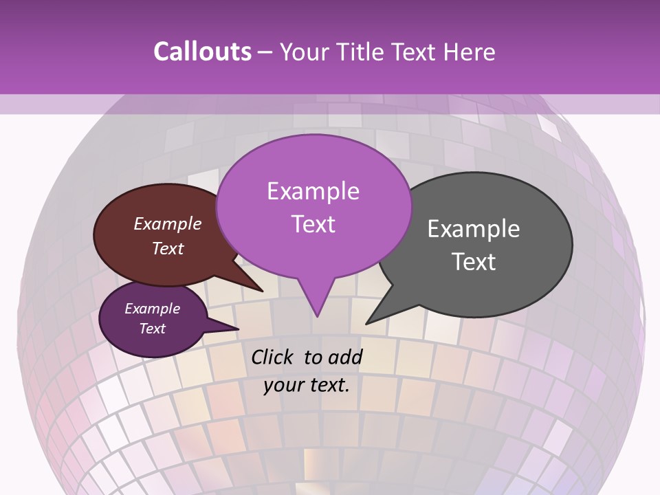 Web Diskothek Silhouette PowerPoint Template