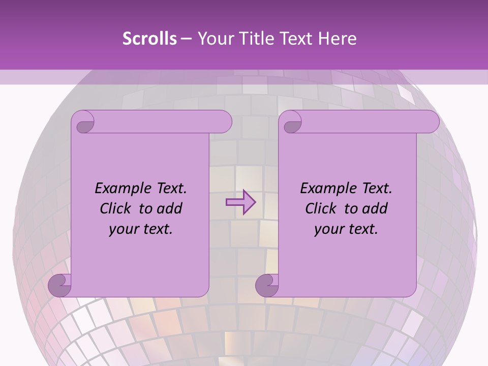 Web Diskothek Silhouette PowerPoint Template