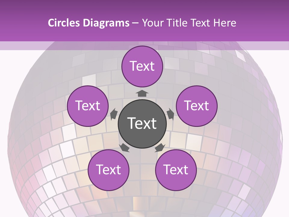 Web Diskothek Silhouette PowerPoint Template