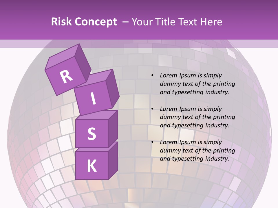 Web Diskothek Silhouette PowerPoint Template