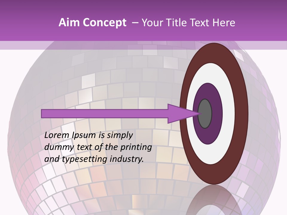 Web Diskothek Silhouette PowerPoint Template