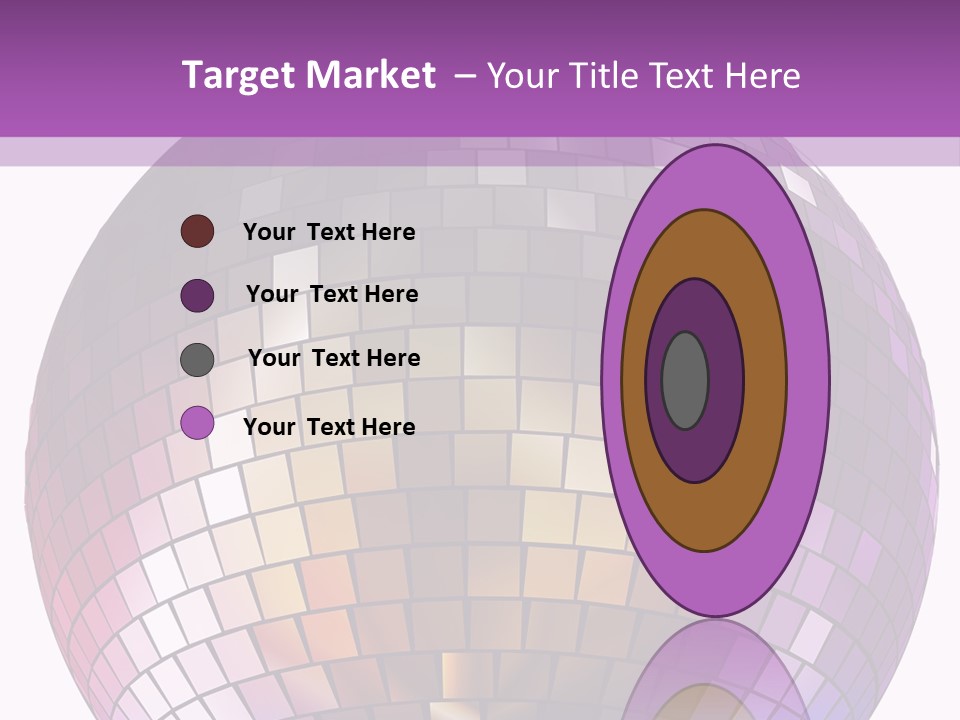 Web Diskothek Silhouette PowerPoint Template