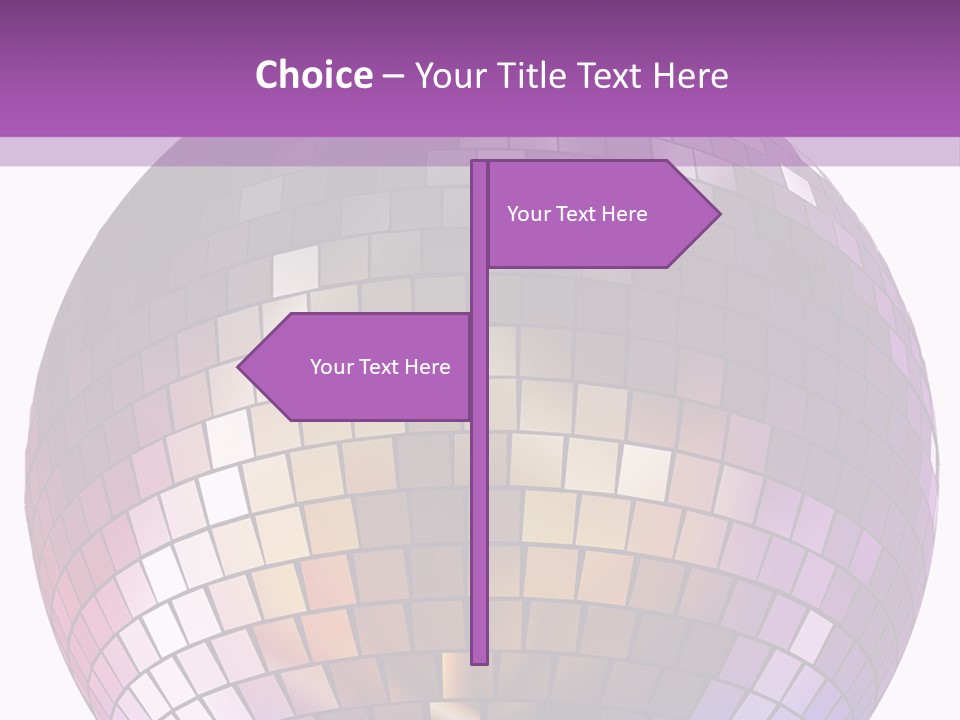 Web Diskothek Silhouette PowerPoint Template