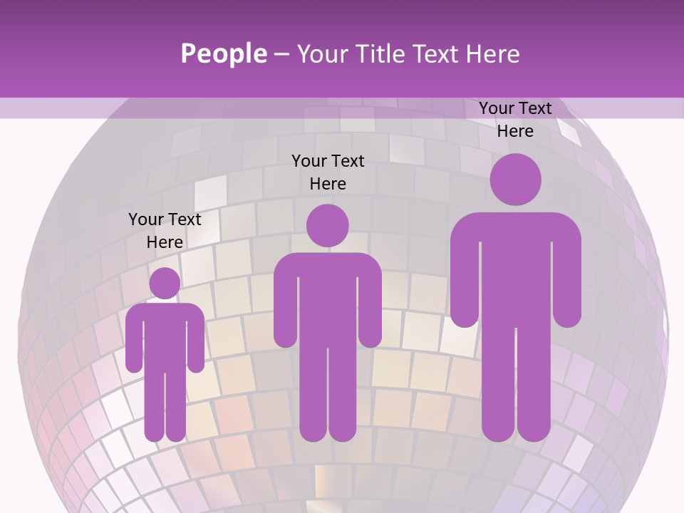 Web Diskothek Silhouette PowerPoint Template