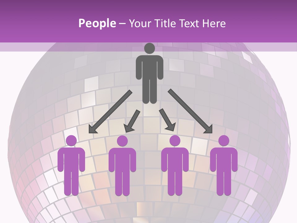 Web Diskothek Silhouette PowerPoint Template