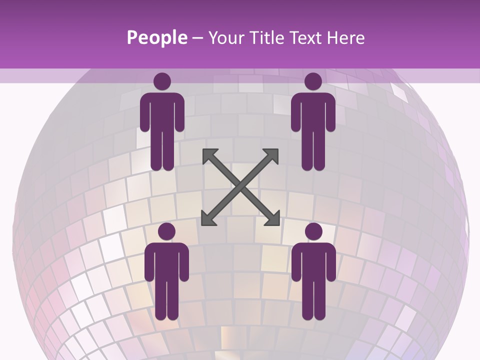 Web Diskothek Silhouette PowerPoint Template