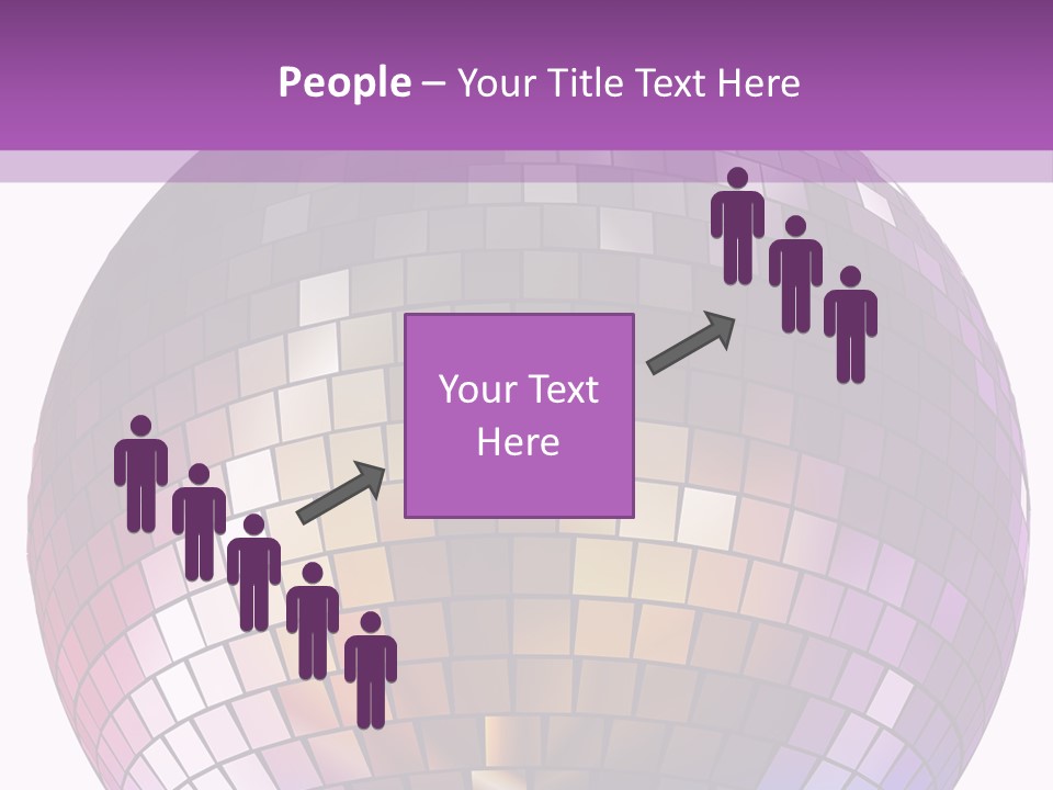 Web Diskothek Silhouette PowerPoint Template