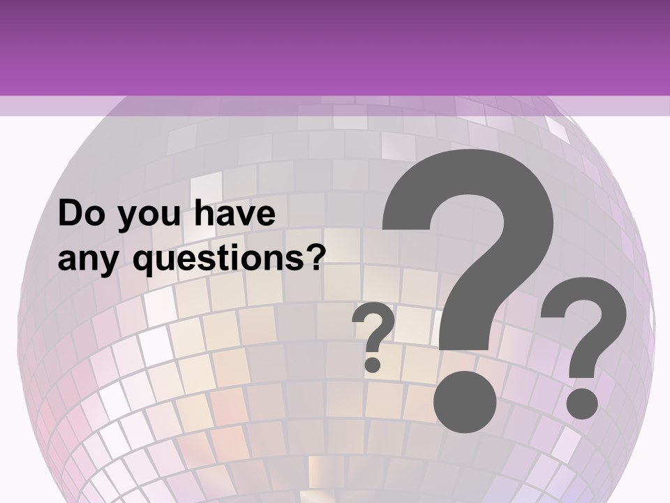 Web Diskothek Silhouette PowerPoint Template