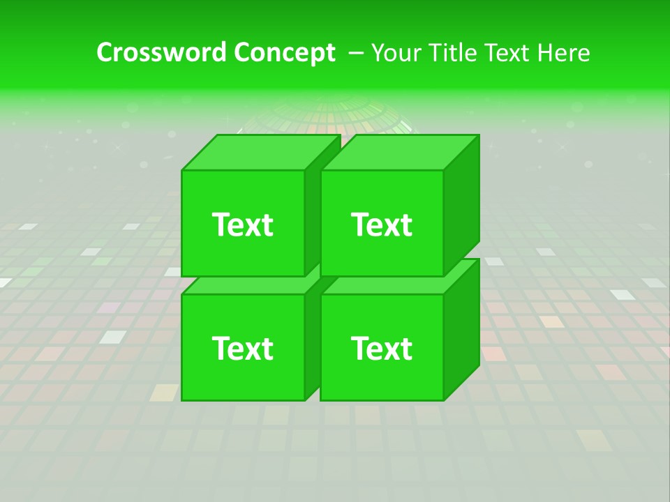 Glitter Schein Techno PowerPoint Template