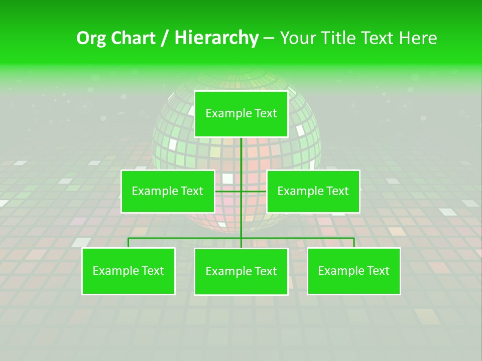 Glitter Schein Techno PowerPoint Template