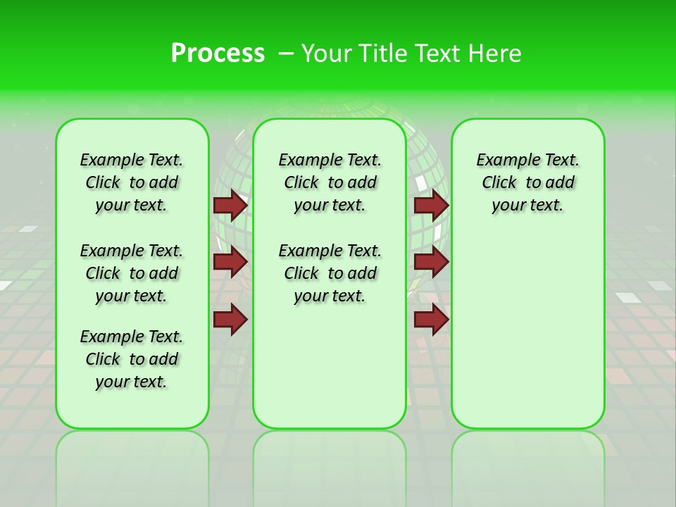 Glitter Schein Techno PowerPoint Template