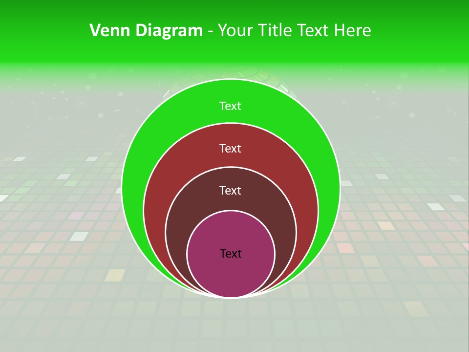 Glitter Schein Techno PowerPoint Template