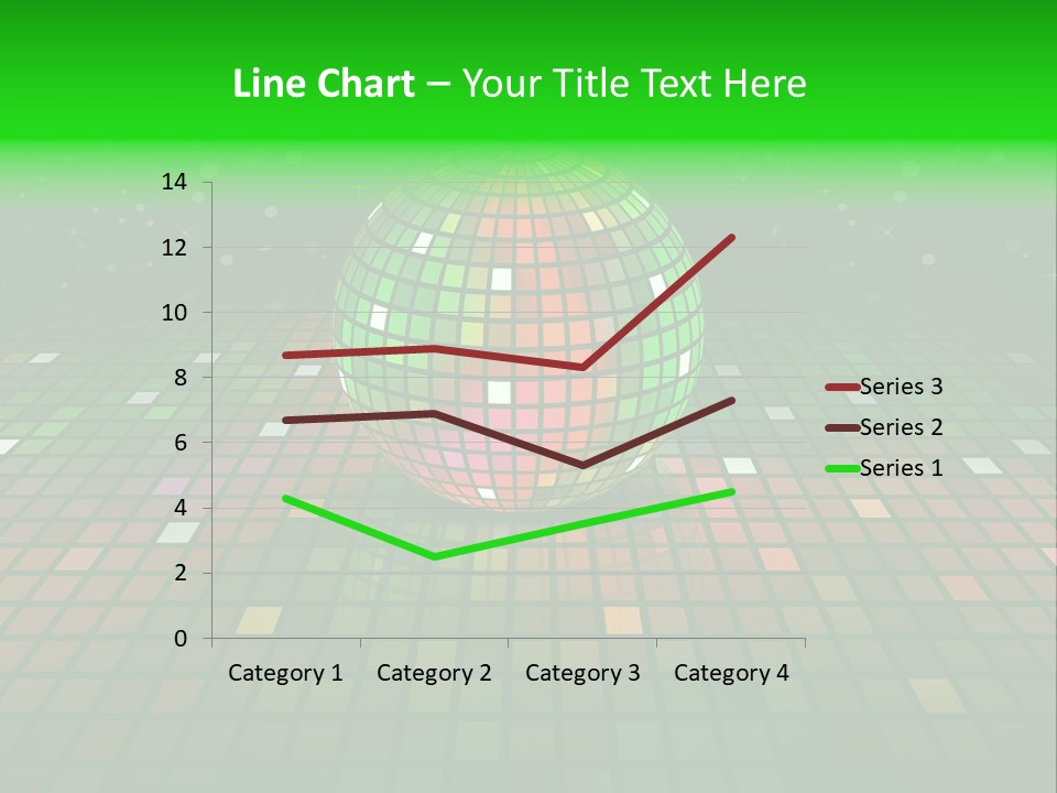 Glitter Schein Techno PowerPoint Template
