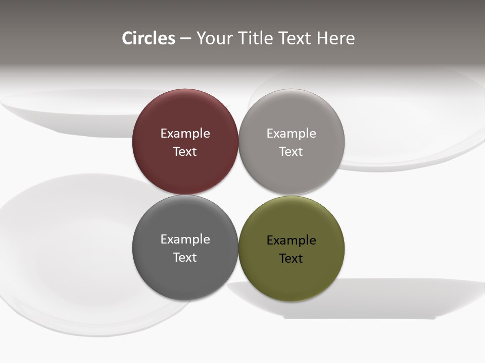 China White Bowl PowerPoint Template