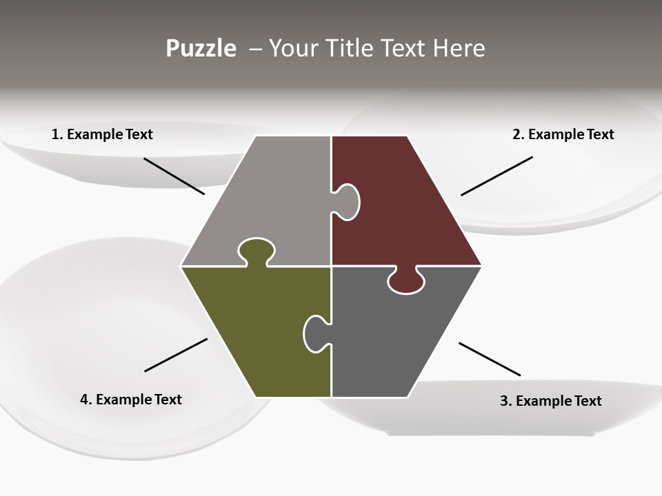 China White Bowl PowerPoint Template