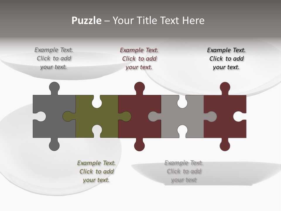 China White Bowl PowerPoint Template