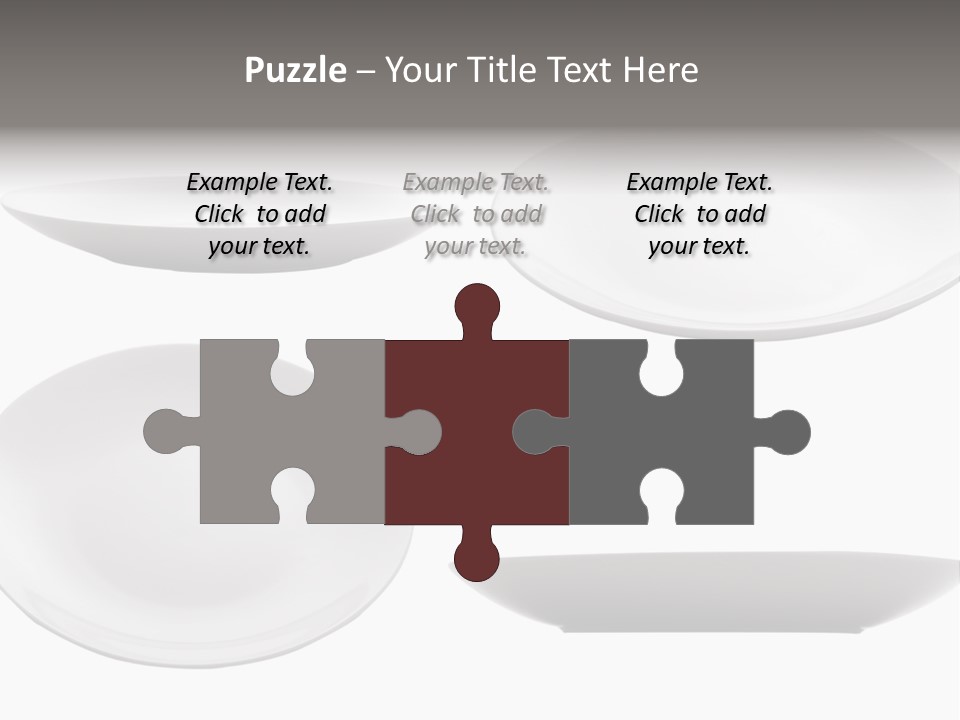 China White Bowl PowerPoint Template