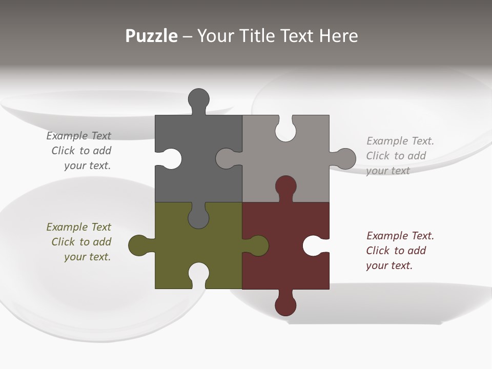 China White Bowl PowerPoint Template