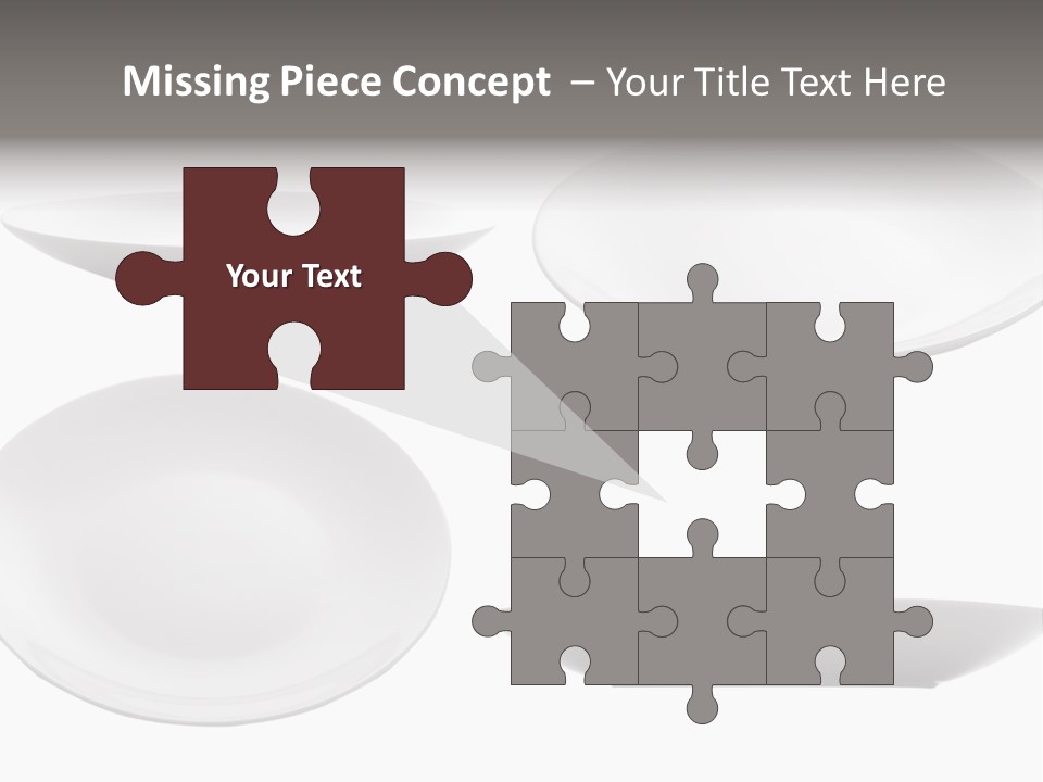 China White Bowl PowerPoint Template