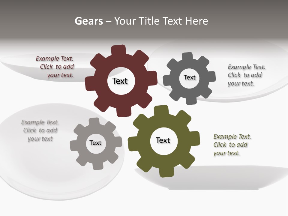 China White Bowl PowerPoint Template