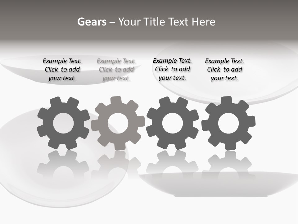 China White Bowl PowerPoint Template
