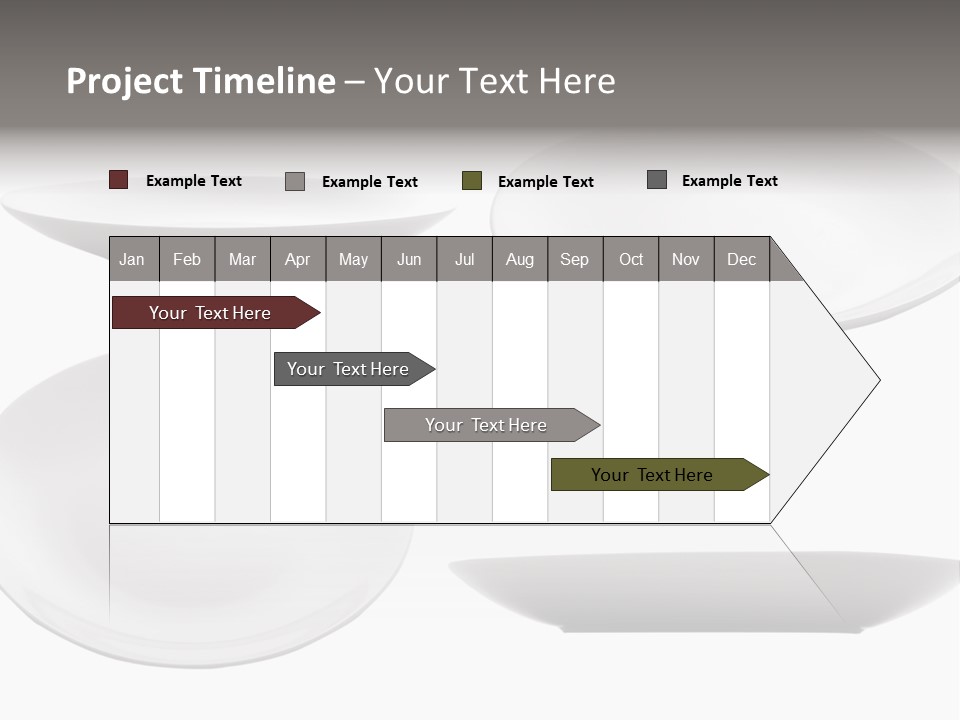 China White Bowl PowerPoint Template