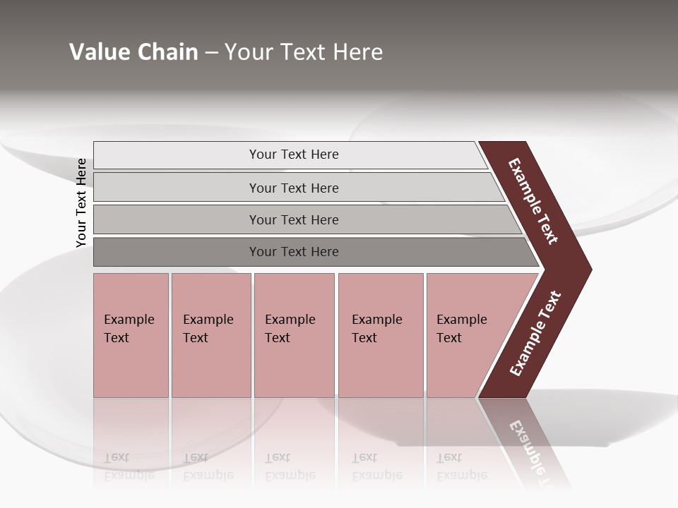 China White Bowl PowerPoint Template