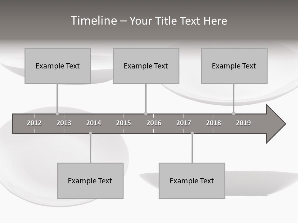 China White Bowl PowerPoint Template