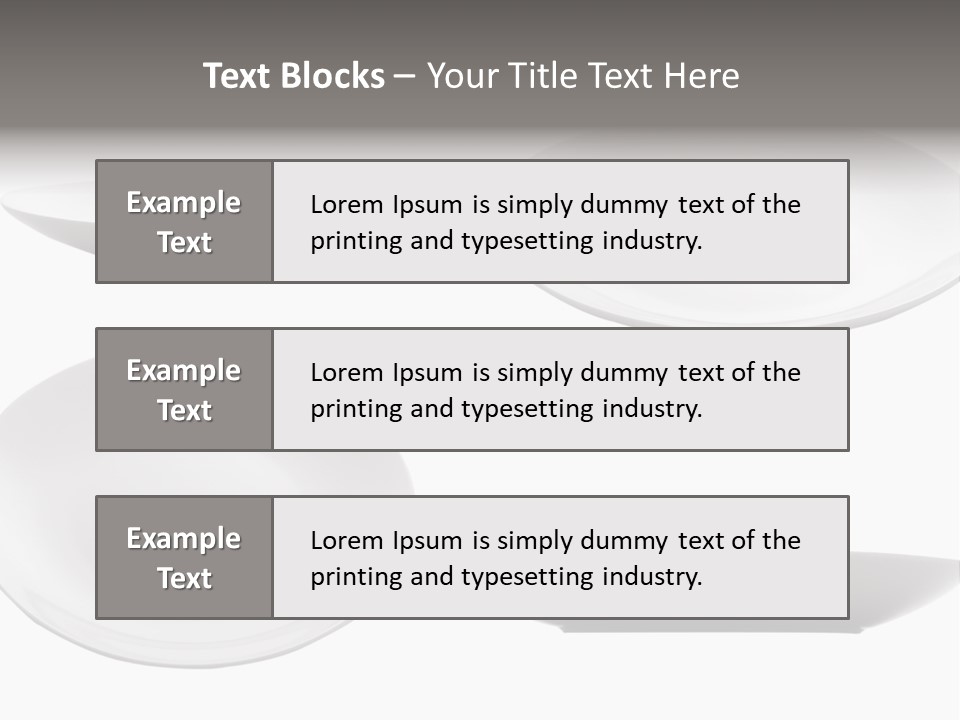 China White Bowl PowerPoint Template