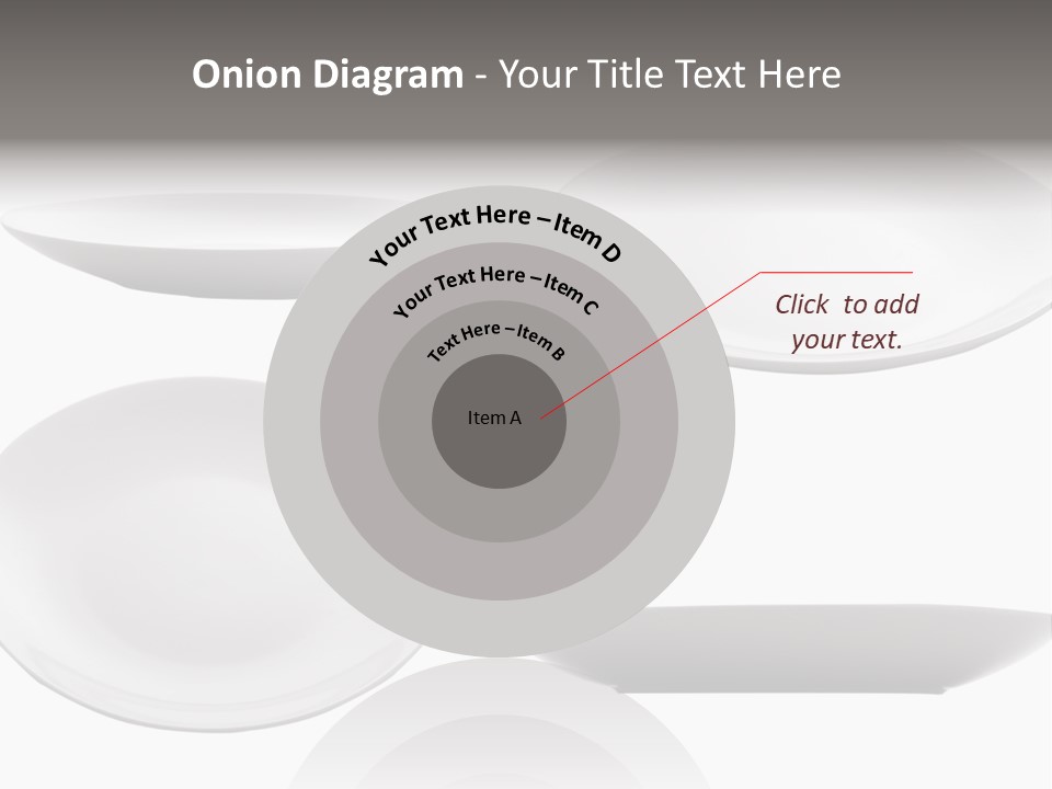 China White Bowl PowerPoint Template