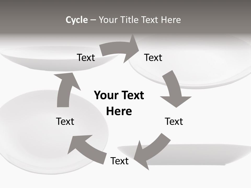 China White Bowl PowerPoint Template