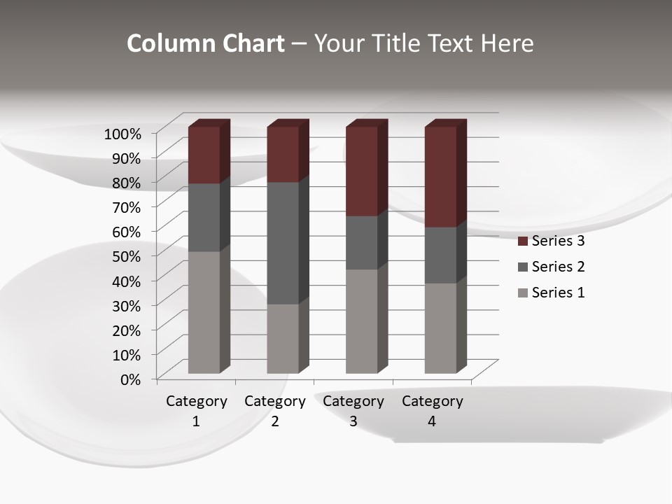 China White Bowl PowerPoint Template