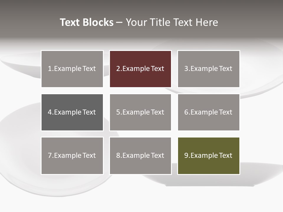 China White Bowl PowerPoint Template